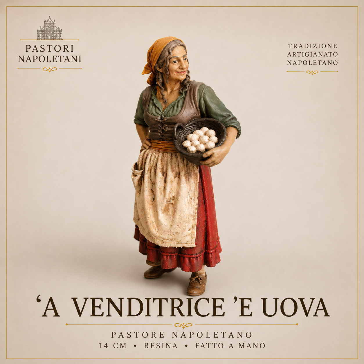 'A Venditrice 'e Uova – Collezione Premium Napoletana